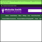 Screen shot of the Malcolm Smith - Power Cleaning website.