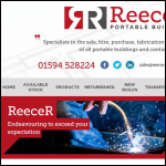 Screen shot of the ReeceR Space Ltd website.