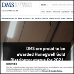 Screen shot of the DMS Flow Measurement & Control Ltd website.