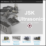 Screen shot of the JSK Ultrasonics Ltd website.