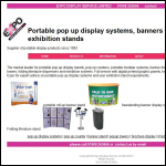 Screen shot of the Expo Display Service Ltd website.