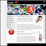 Screen shot of the Duplic8 Ltd website.