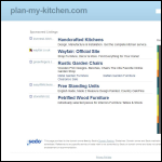 Screen shot of the Plan My Kitchen-Bedroom website.
