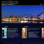 Screen shot of the Montage (UK) Ltd website.