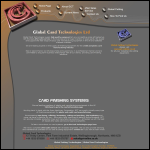 Screen shot of the Global Card Technologies website.