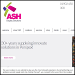 Screen shot of the ASH Plastics (Wolverhampton) Ltd website.