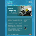 Screen shot of the Axis Tooling Solutions Ltd website.