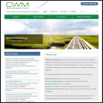 Screen shot of the Cwm Accounting Services Ltd website.