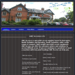 Screen shot of the A B C Access Ltd website.