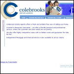 Screen shot of the Colebrooks Estate Agents Ltd website.