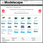 Screen shot of the Modelscape website.