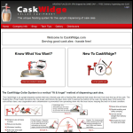 Screen shot of the Caskwride Cellar Equiptment Ltd website.
