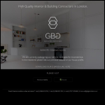 Screen shot of the Gbg Building Services Ltd website.