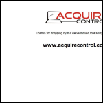 Screen shot of the Acquire Control Ltd website.