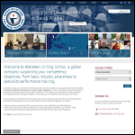 Screen shot of the Aberdeen Drilling Schools & Well Control Training Centre website.