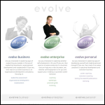 Screen shot of the Evolve Consulting Services Ltd website.