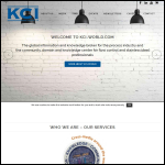 Screen shot of the Kci Service Ltd website.