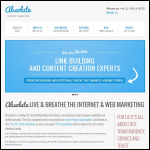 Screen shot of the Absolute Internet Marketing website.