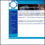 Screen shot of the Duffryn Community Link website.