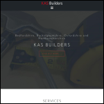 Screen shot of the Kas Builders Ltd website.