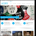 Screen shot of the Acorn Engraving Co. website.
