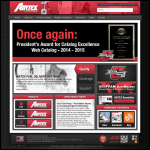 Screen shot of the Airtex Products Ltd website.