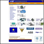 Screen shot of the Airwell Measurements Ltd website.