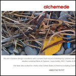 Screen shot of the Alchemede Ltd website.
