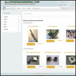 Screen shot of the All Speed Engineering Ltd website.