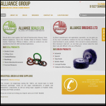 Screen shot of the Alliance Group website.