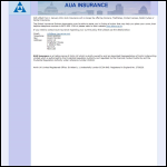 Screen shot of the Allied Underwriting Agencies Ltd website.