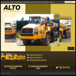 Screen shot of the Alto Plant Services Ltd website.