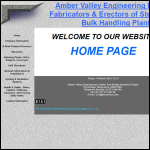 Screen shot of the Amber Valley Engineering Ltd website.