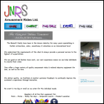 Screen shot of the Jnrs. Amusement Rides Ltd website.