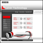 Screen shot of the Laver Technology website.