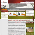 Screen shot of the Euro-pean Flooring Solutions Ltd website.