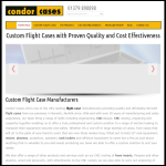 Screen shot of the Condor Cases Ltd website.