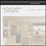 Screen shot of the Eric Bates & Sons Ltd website.