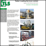 Screen shot of the Tanker Loading Services Ltd website.