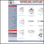Screen shot of the Spareline Supplies Ltd website.