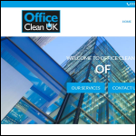 Screen shot of the Office Clean Uk Ltd website.
