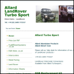 Screen shot of the E & P Turbo Ltd website.