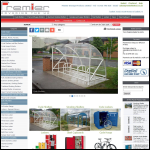 Screen shot of the Premier Shelving & Locker Co Ltd website.