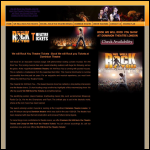 Screen shot of the We Will Rock You Theatre Tickets website.