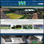 Screen shot of the Edwards Sports Products Ltd website.