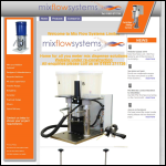 Screen shot of the Mix Flow Systems Ltd website.