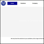 Screen shot of the DVS Quality Solutions Ltd website.
