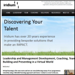 Screen shot of the Iridium HRD Consulting Ltd website.