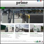 Screen shot of the Prime Fuelling Systems Ltd website.