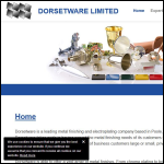 Screen shot of the Dorsetware Ltd website.